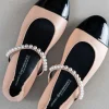 Kennel u0026 Schmenger Footwear | Footwear^Kennel & Schmenger BILLY Flats In Nude With Pearl Strap 31-14080-225