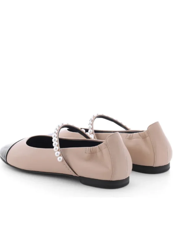 Kennel u0026 Schmenger Footwear | Footwear^Kennel & Schmenger BILLY Flats In Nude With Pearl Strap 31-14080-225