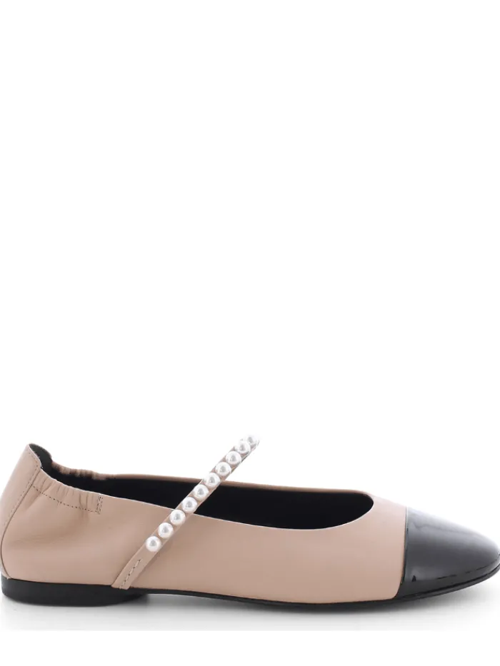 kennel_amp_schmenger_bill_4.webp Kennel u0026 Schmenger Footwear | Footwear^Kennel & Schmenger BILLY Flats In Nude With Pearl Strap 31-14080-225