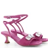 Kennel u0026 Schmenger Footwear | Footwear^Kennel & Schmenger Brook Pink Suede Sandals 91-57610-399