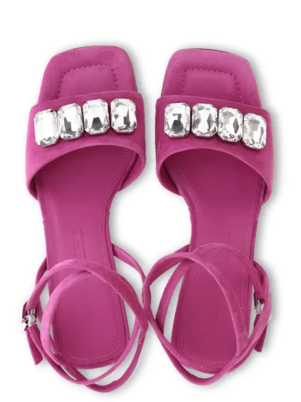 Kennel u0026 Schmenger Footwear | Footwear^Kennel & Schmenger Brook Pink Suede Sandals 91-57610-399