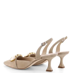 Kennel u0026 Schmenger Footwear | Footwear^Kennel & Schmenger Classic Slingback Heels Beige 91-77660-405 001