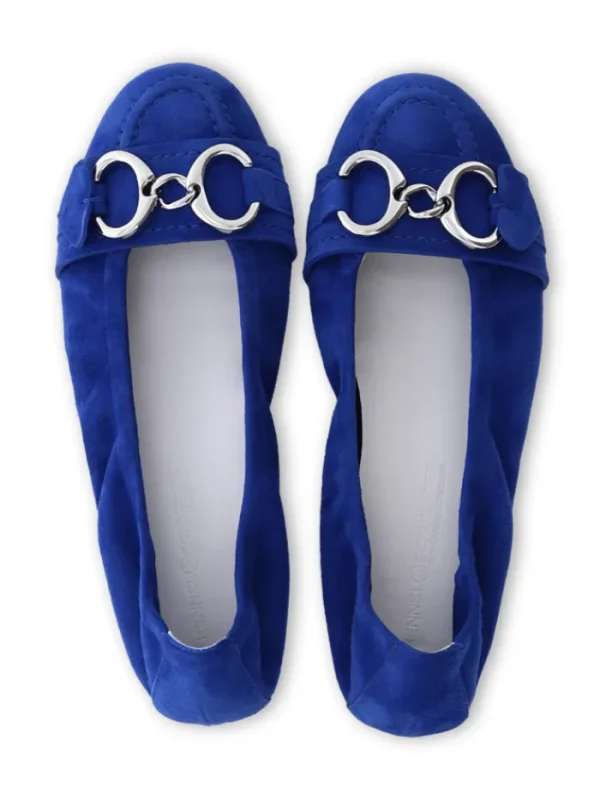 Kennel u0026 Schmenger Footwear | Footwear^Kennel & Schmenger Flat Electric Blue Suede Malu Shoes 91-10040-511