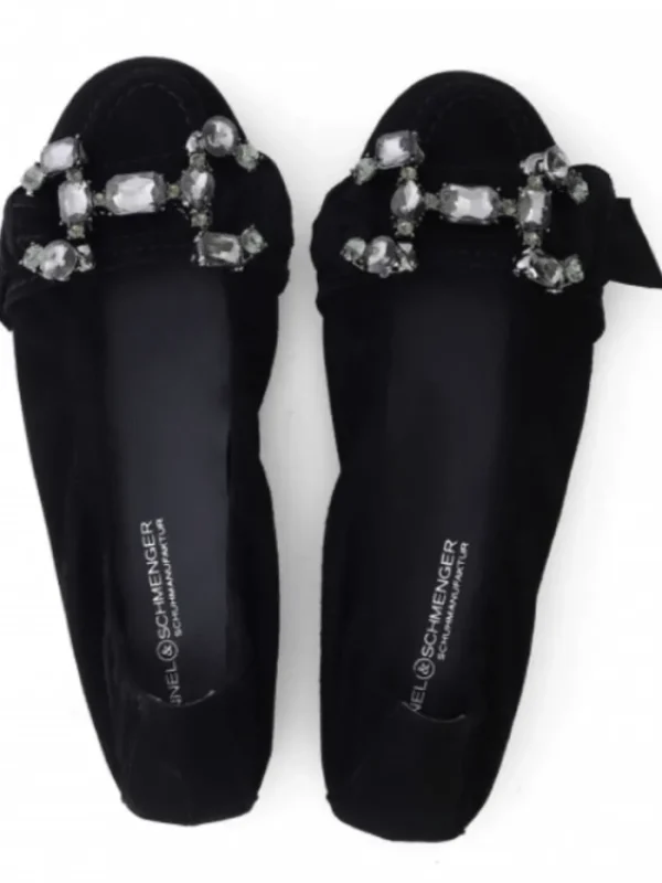 Kennel u0026 Schmenger Footwear | Footwear^Kennel & Schmenger Malu Black Suede Pumps With Jewels 21-10120-481