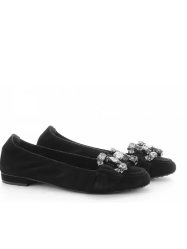 Kennel u0026 Schmenger Footwear | Footwear^Kennel & Schmenger Malu Black Suede Pumps With Jewels 21-10120-481