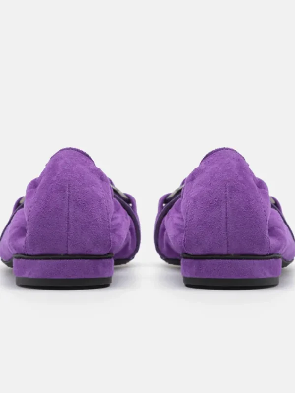 Kennel u0026 Schmenger Footwear | Footwear^Kennel & Schmenger Malu Ballerina Suede Pump In Plum 41-10300-492
