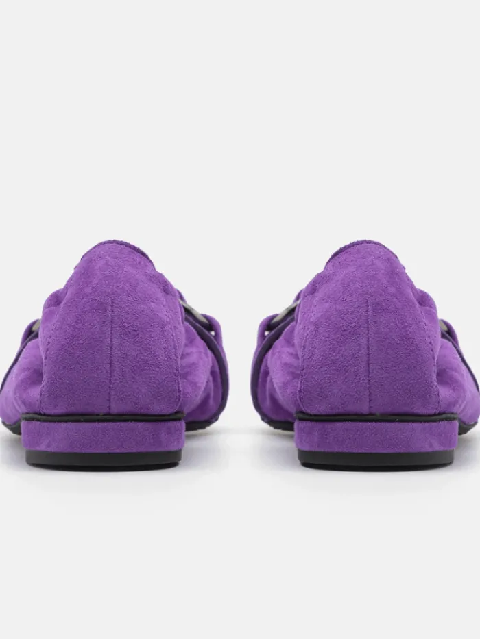 kennel_amp_schmenger_malu_3-2.webp Kennel u0026 Schmenger Footwear | Footwear^Kennel & Schmenger Malu Ballerina Suede Pump In Plum 41-10300-492