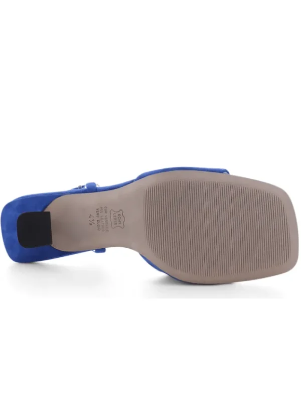 Kennel u0026 Schmenger Footwear | Footwear^Kennel & Schmenger Nora Electric Blue Suede Sandals 91-87610-411