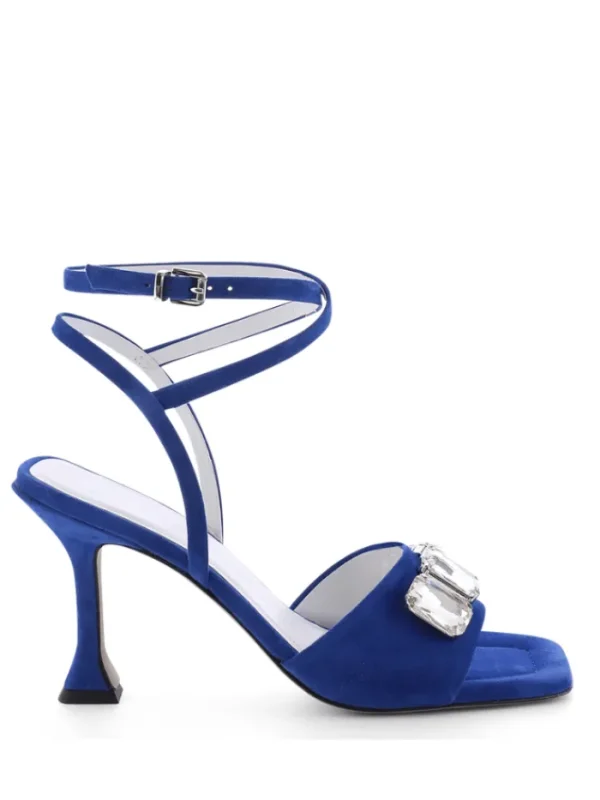 Kennel u0026 Schmenger Footwear | Footwear^Kennel & Schmenger Nora Electric Blue Suede Sandals 91-87610-411