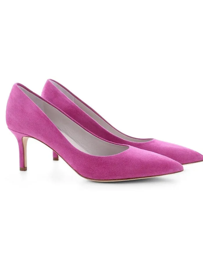 kennel_amp_schmenger_t_pi_0.webp Kennel u0026 Schmenger Footwear | Footwear^Kennel & Schmenger T Pink ROME Suede Court Shoe 71-72500-399