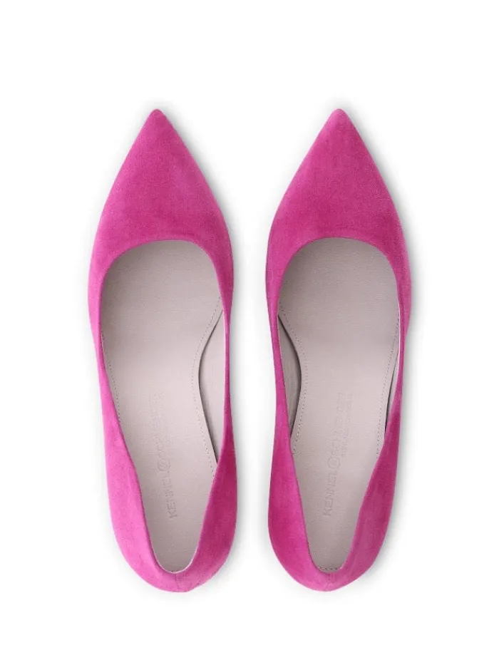 kennel_amp_schmenger_t_pi_3.webp Kennel u0026 Schmenger Footwear | Footwear^Kennel & Schmenger T Pink ROME Suede Court Shoe 71-72500-399