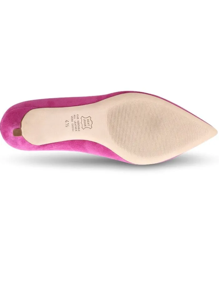 kennel_amp_schmenger_t_pi_4.webp Kennel u0026 Schmenger Footwear | Footwear^Kennel & Schmenger T Pink ROME Suede Court Shoe 71-72500-399