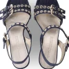 Kennel u0026 Schmenger Footwear | Footwear^Kennel & Schmenger Women's LEONIE Denim Heeled Sandals With Golden Det