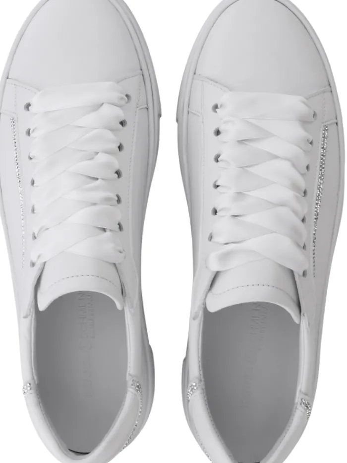 kennel_amp_schmenger_wome_0-4.webp Kennel u0026 Schmenger Footwear | Footwear^Kennel & Schmenger Women's FIX White Trainers With Silver Rhinestone D