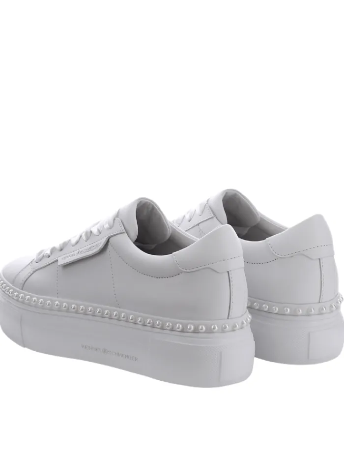 kennel_amp_schmenger_wome_3-5.webp Kennel u0026 Schmenger Footwear | Footwear^Kennel & Schmenger Women's NANO PEARL White Trainers With Pearl Detail