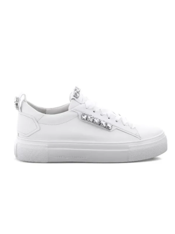 Kennel u0026 Schmenger Footwear | Footwear^Kennel and Schmenger T White Calf Skin Sneakers 51-22530-627