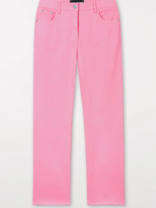 Luisa Cerano Gifts Under £250^Baby Flare Denim Jeans In Candy Pink 698620 1883 Col 0445