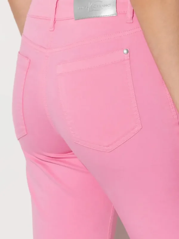 Luisa Cerano Gifts Under £250^Baby Flare Denim Jeans In Candy Pink 698620 1883 Col 0445