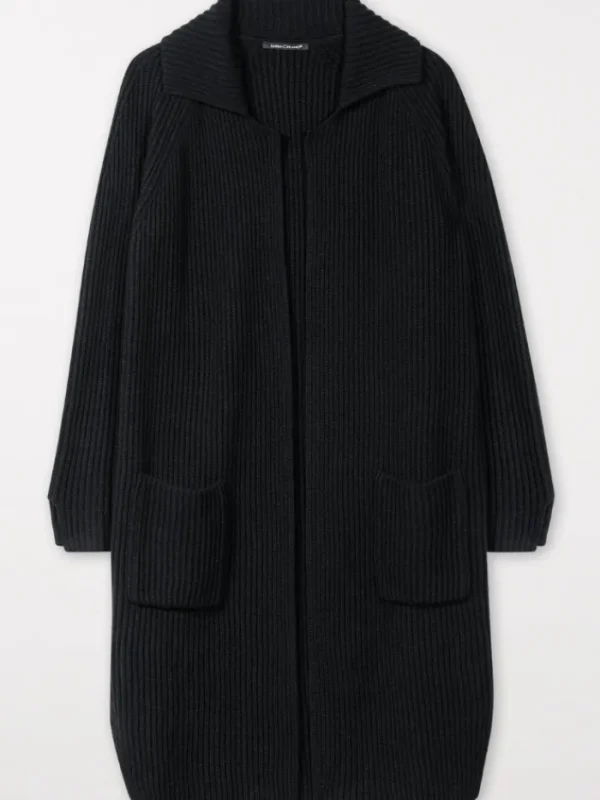 Luisa Cerano Coats And Jackets | Gifts Under £250^Black Long Wool Blend Coat 488326 5879