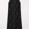 Luisa Cerano Dresses | Gifts Under £250^Black Slip Dress With Crochet Details 798490 3619 Col 001