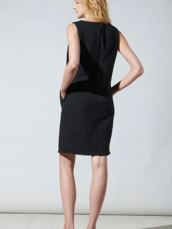 Luisa Cerano Dresses | Gifts Under £250^Black Tweed Look Shift Dress 778412 3506 0001