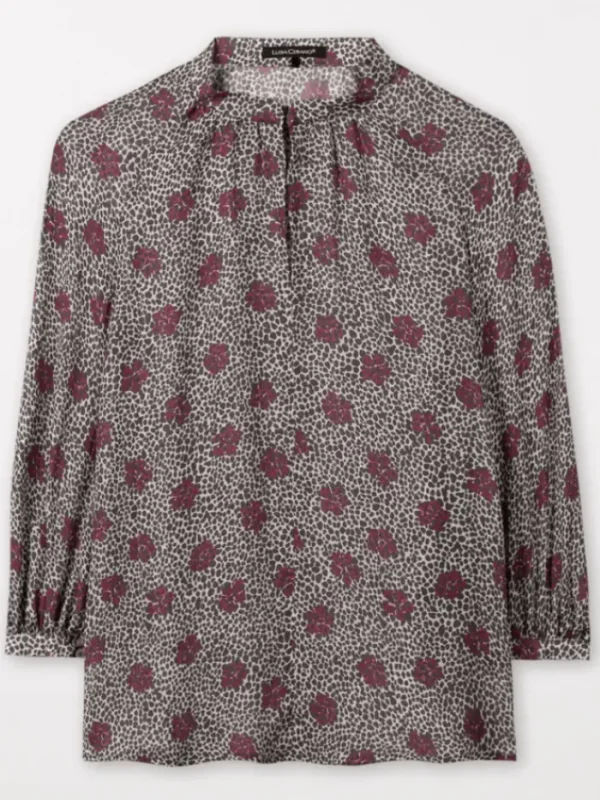 Luisa Cerano Tops | Gifts Under £250^Blouse With Millefeleurs Print 208474 3668 Col 1031