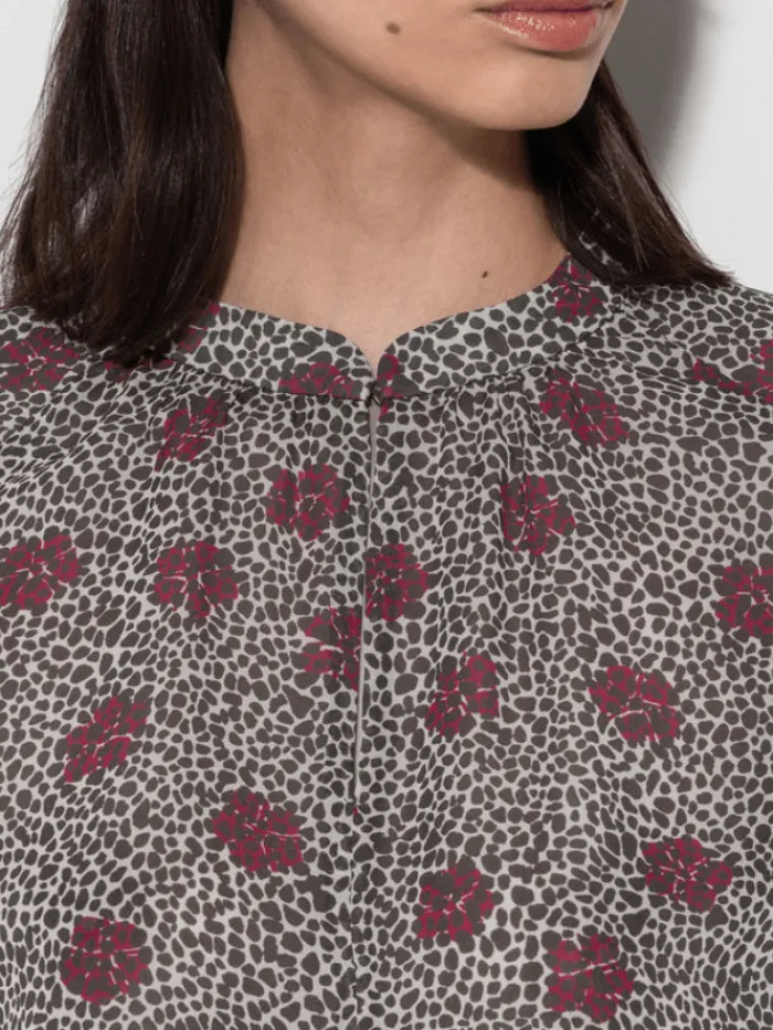 luisa_cerano_blouse_with__2.webp Luisa Cerano Tops | Gifts Under £250^Blouse With Millefeleurs Print 208474 3668 Col 1031