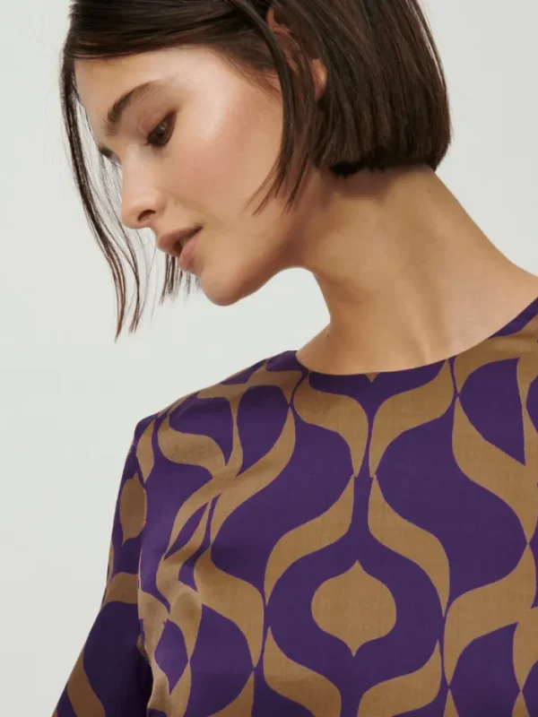 Luisa Cerano Dresses | Gifts Under £250^Dress With Tapestry Print 788451 3526 7638