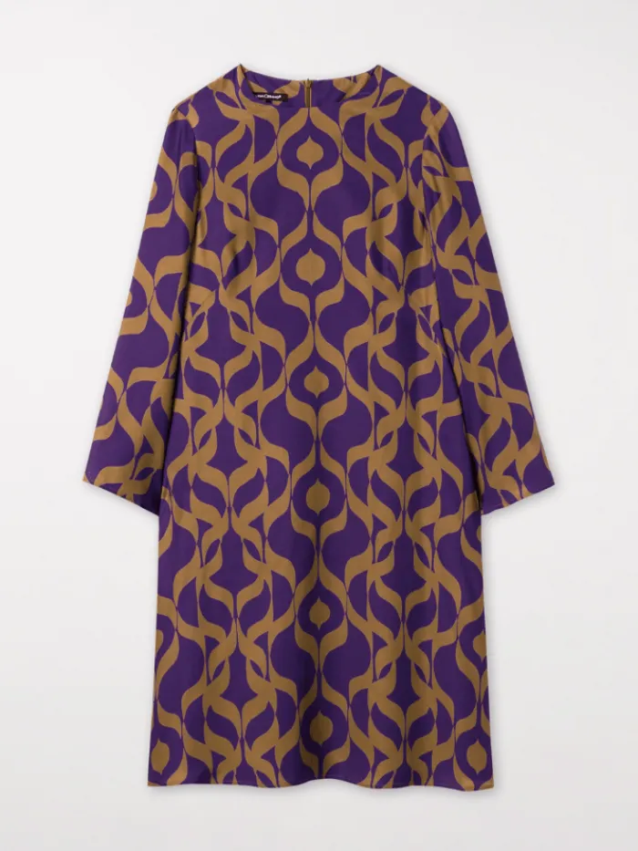 luisa_cerano_dress_with_t_2.webp Luisa Cerano Dresses | Gifts Under £250^Dress With Tapestry Print 788451 3526 7638