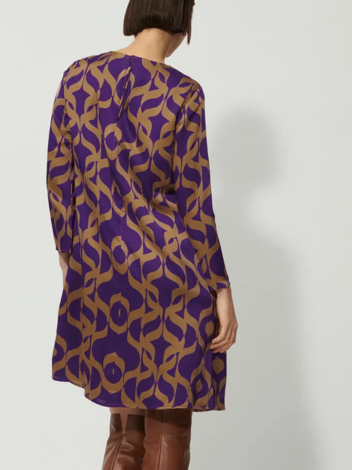 luisa_cerano_dress_with_t_3.webp Luisa Cerano Dresses | Gifts Under £250^Dress With Tapestry Print 788451 3526 7638
