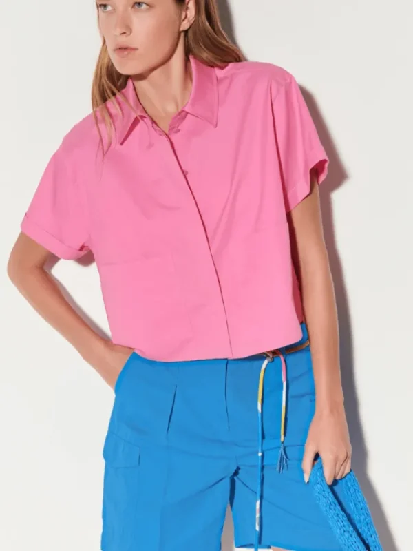 Luisa Cerano Shorts | Gifts Under £250^Linen Blend Cargo Shorts In Azure 698690 3502 Col 0235