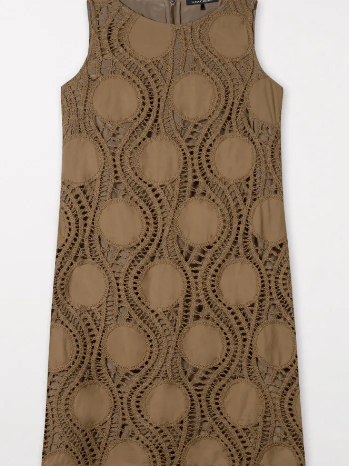 luisa_cerano_mini_dress_w_0.webp Luisa Cerano Dresses | Gifts Under £250^Mini Dress With Crochet Details 798489 3619 Col 737