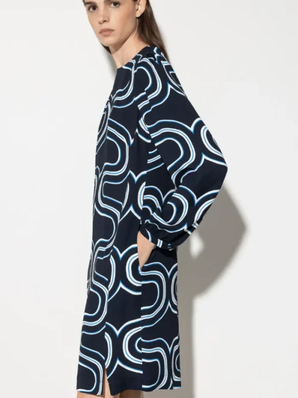 Luisa Cerano Dresses | Gifts Under £250^Mini Dress With Wave Print 798481 3604 Col 2921