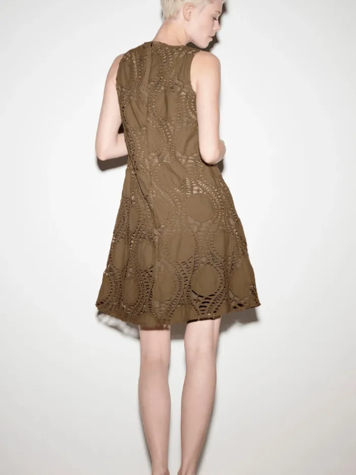 luisa_cerano_mini_dress_w_3.webp Luisa Cerano Dresses | Gifts Under £250^Mini Dress With Crochet Details 798489 3619 Col 737