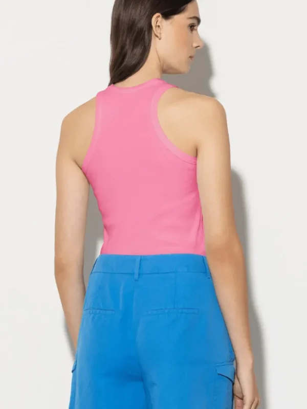 Luisa Cerano Tops | Gifts Under £100^Ribbed Tank Top In Candy Pink 398128 7802 Col 0445