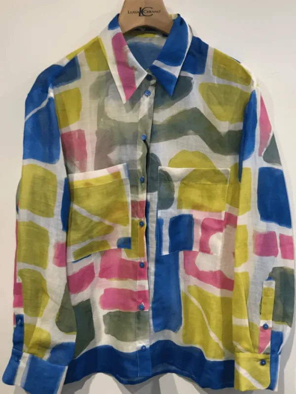 Luisa Cerano Tops | Gifts Under £250^Shirt Blouse With Ethnic Print 298360 3625 Col 1032