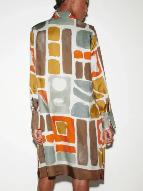 Luisa Cerano Dresses | Luxury Gifts^Shirt Dress With Ethnic Print 798495 3626 Col 1037