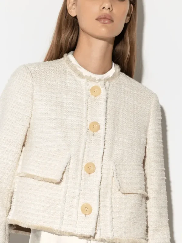 Luisa Cerano Coats And Jackets | Luxury Gifts^Tweed Style Jacket 498015 3490 Col 1087
