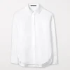 Luisa Cerano Tops | Luxury Gifts^White Blouse With Sleeve Detail 278362 3384 0100
