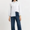 Luisa Cerano Tops | Luxury Gifts^White Relax Fit Blouse 268292 3384 0100