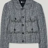 Luisa Cerano Coats And Jackets | Luxury Gifts^Women's Jacket With Herringbone Pattern 418361 3706 Col 2