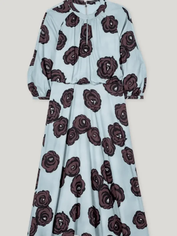 Luisa Cerano Dresses | Luxury Gifts^Women's Maxi Dress With Flower Print 718561 3728 Col 2197