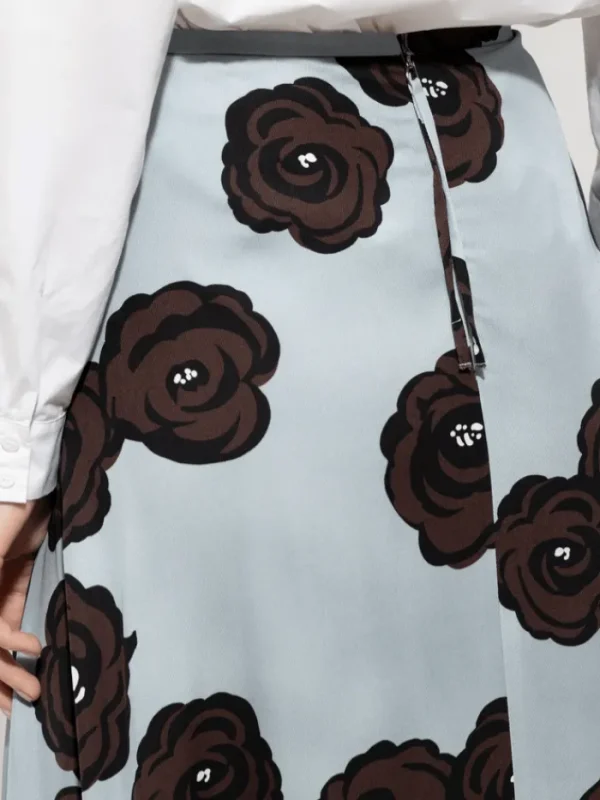 Luisa Cerano Skirts | Luxury Gifts^Women's Maxi Skirt With Flower Print 518272 3728 Col 2197