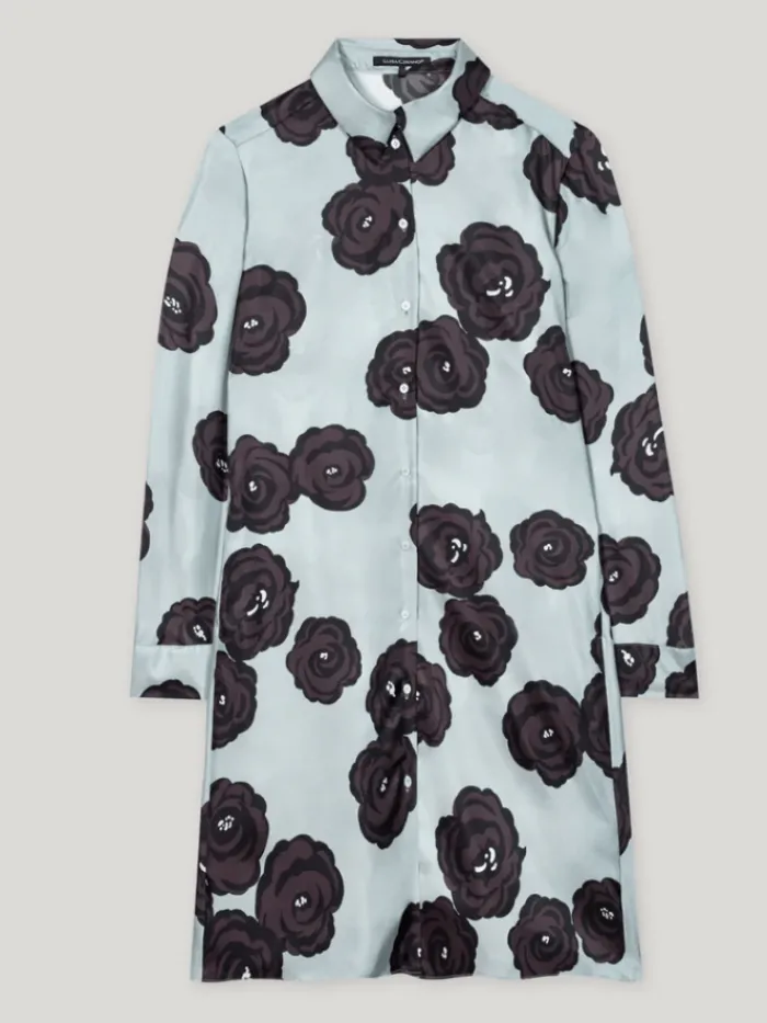 luisa_cerano_womens_silk__0.webp Luisa Cerano Dresses | Luxury Gifts^Women's Silk Shirt Dress With Flower Print 718565 3746 Co