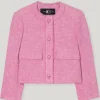 Luisa Cerano Coats And Jackets | Luxury Gifts^Women's Vintage Tweed Jacket In Pink 418338 3712 Col 4394