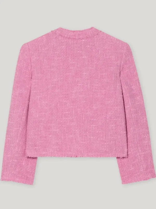 Luisa Cerano Coats And Jackets | Luxury Gifts^Women's Vintage Tweed Jacket In Pink 418338 3712 Col 4394