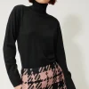 Luisa Cerano Knitwear | Gifts Under £250^Wool Blend Turtleneck Jumper In Dark Grey 188340 5903 Col