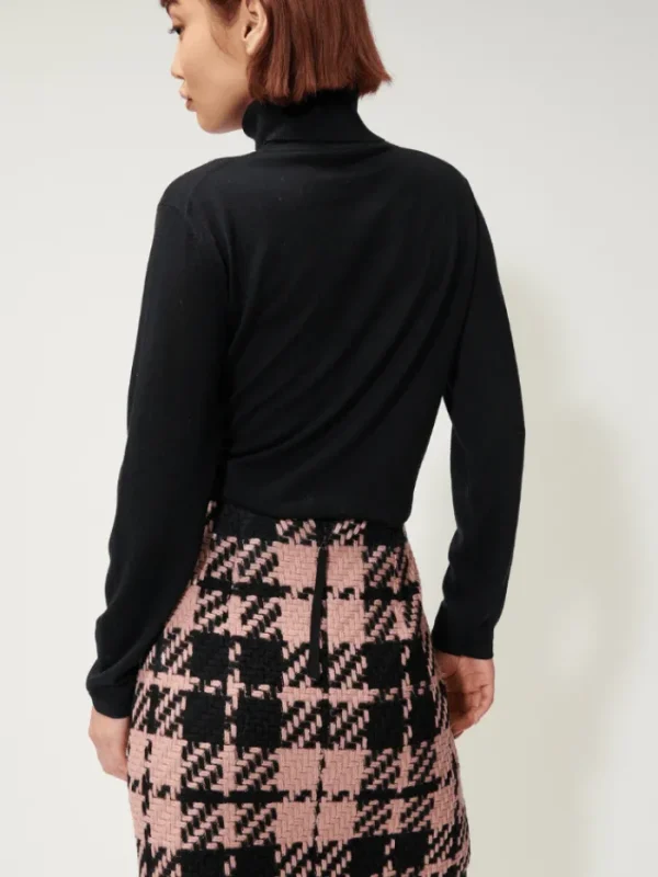 Luisa Cerano Knitwear | Gifts Under £250^Wool Blend Turtleneck Jumper In Dark Grey 188340 5903 Col