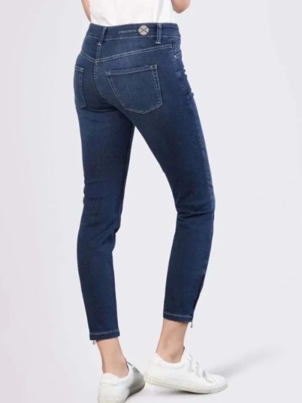 Mac Jeans Denim | Gifts Under £250^Mac Dream Chic Summer Jeans 5471 0355L D853 Dark Used Blue