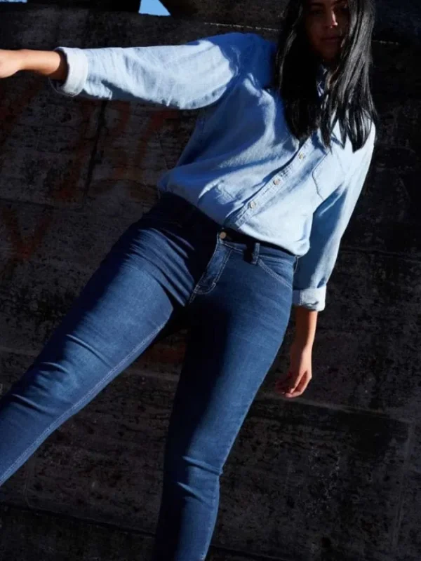 Mac Jeans Denim | Gifts Under £250^Mac Dream Chic Summer Jeans 5471 0355L D853 Dark Used Blue